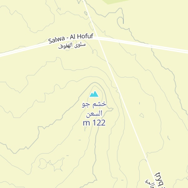 Map of خشم جو السعن
