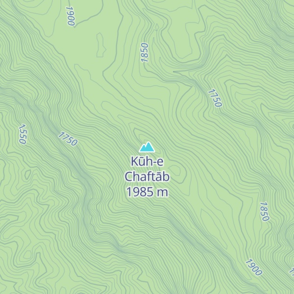 Map of Kūh-e Chaftāb