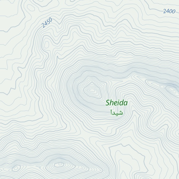 Map of Kūh-e Bīl Dasteh
