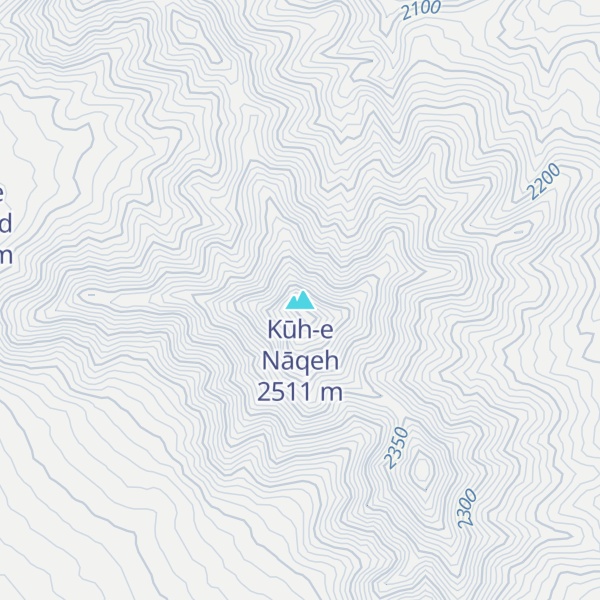 Map of Kūh-e Nāqeh