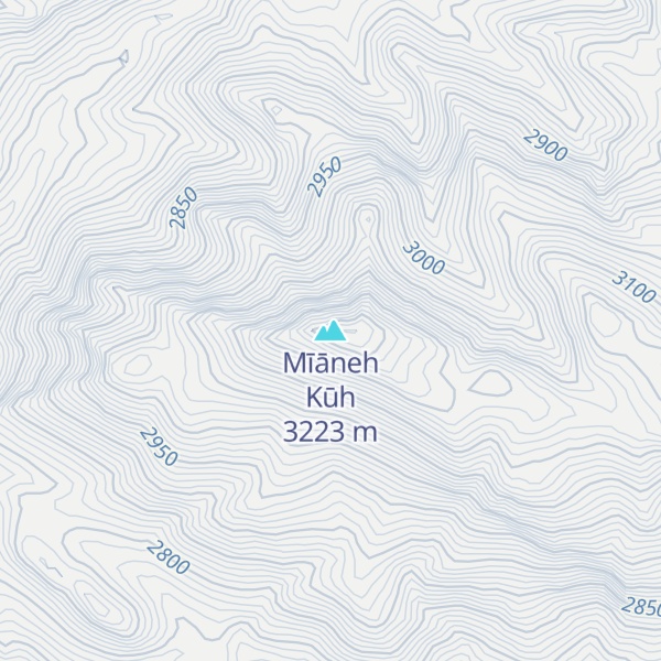 Map of Mīāneh Kūh