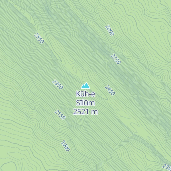 Map of Kūh-e Sīlūm