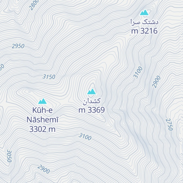 Map of کشدان