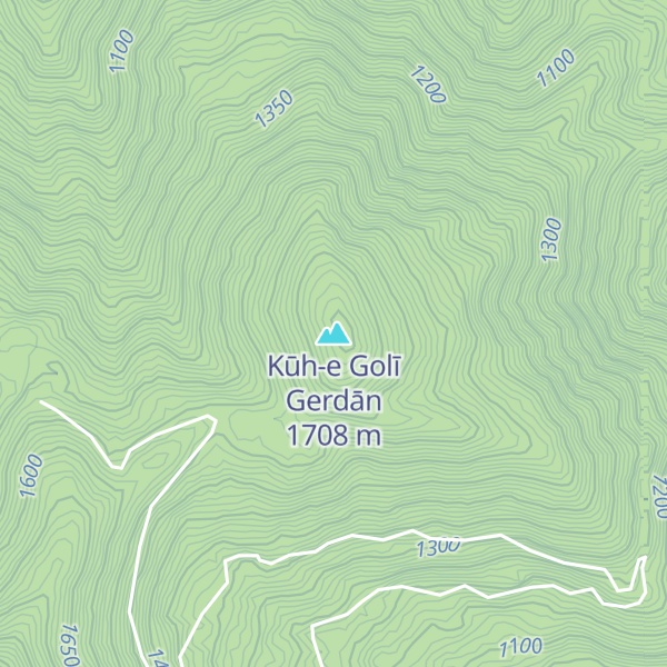 Map of Kūh-e Golī Gerdān