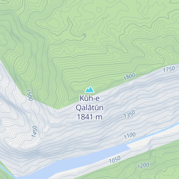 Map of Kūh-e Qalātūn
