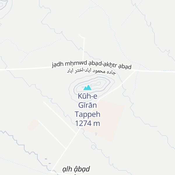 Map of Kūh-e Gīrān Tappeh