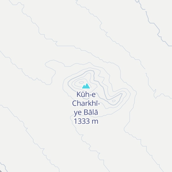 Map of Kūh-e Charkhī-ye Bālā