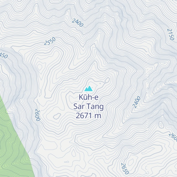 Map of Kūh-e Sar Tang