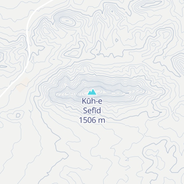 Map of Kūh-e Sefīd