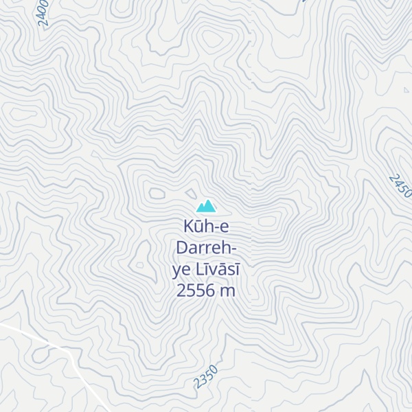 Map of Kūh-e Darreh-ye Līvāsī