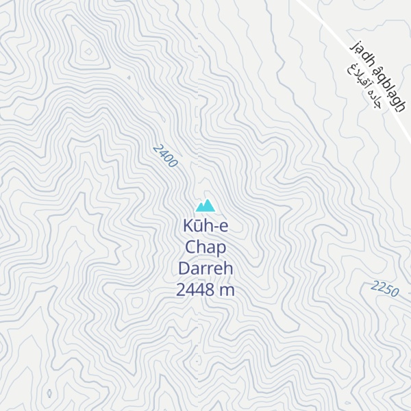 Map of Kūh-e Chap Darreh