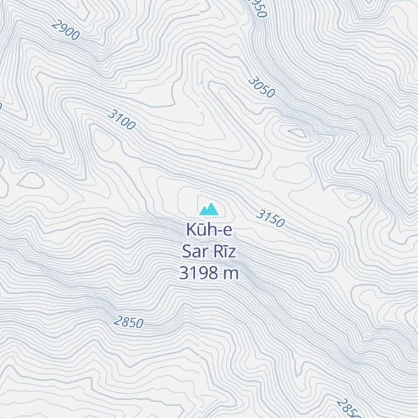 Map of Kūh-e Sar Rīz
