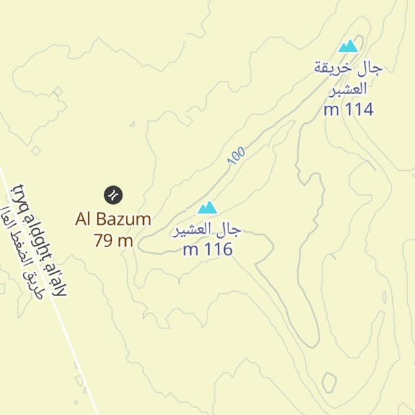Map of جال العشير