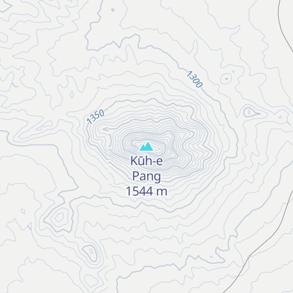 Map of Kūh-e Pang