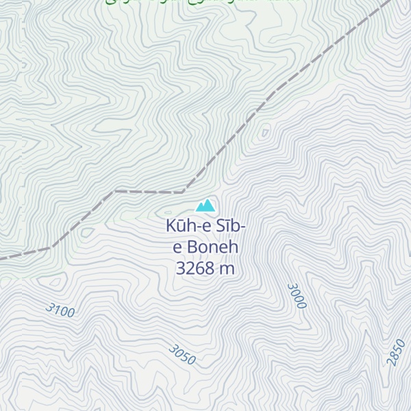 Map of Kūh-e Sīb-e Boneh