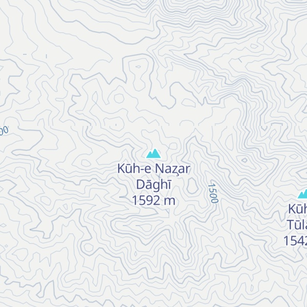Map of Kūh-e Naz̧ar Dāghī