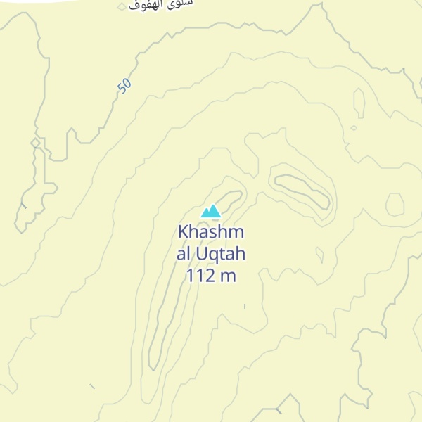 Map of Khashm al Uqtah