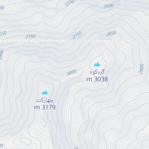 Map of قله فرعی