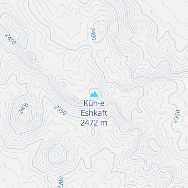 Map of Kūh-e Eshkaft