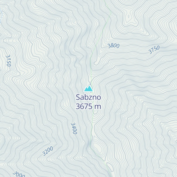 Map of Sabzno