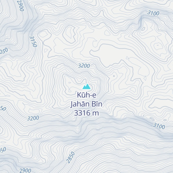Map of Kūh-e Jahān Bīn