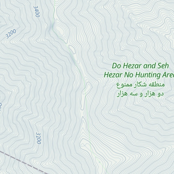 Map of Kūh-e Sīāh Gorkhvāst