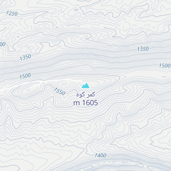 Map of کمر کوه