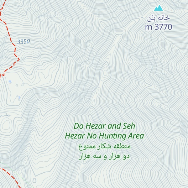Map of Kūh-e Khāneh Bon