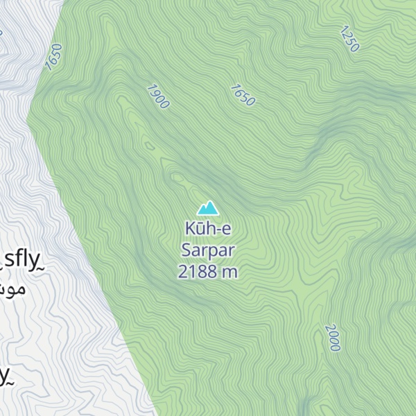Map of Kūh-e Sarpar