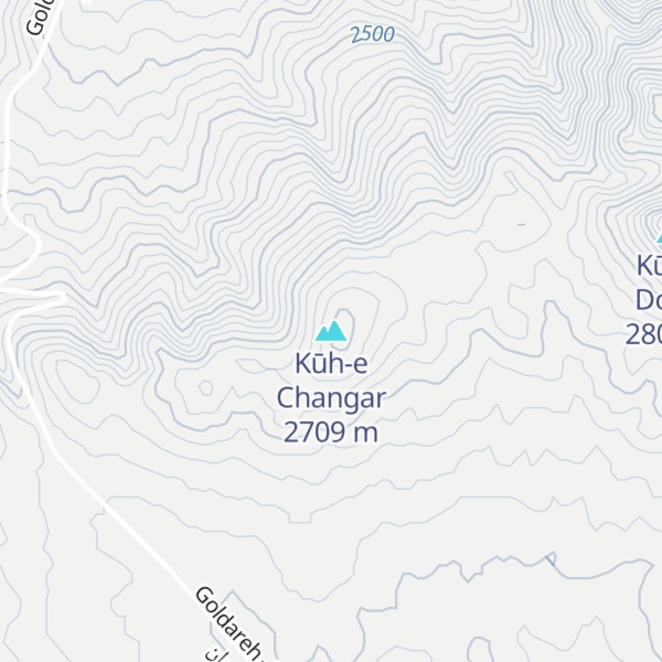Map of Kūh-e Changar