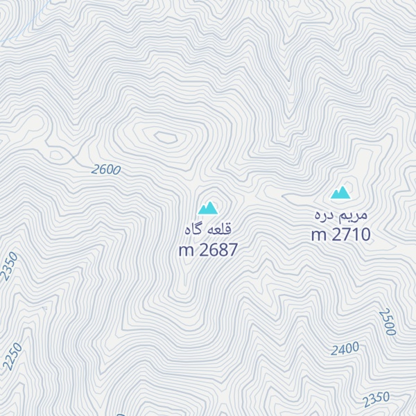 Map of قلعه گاه