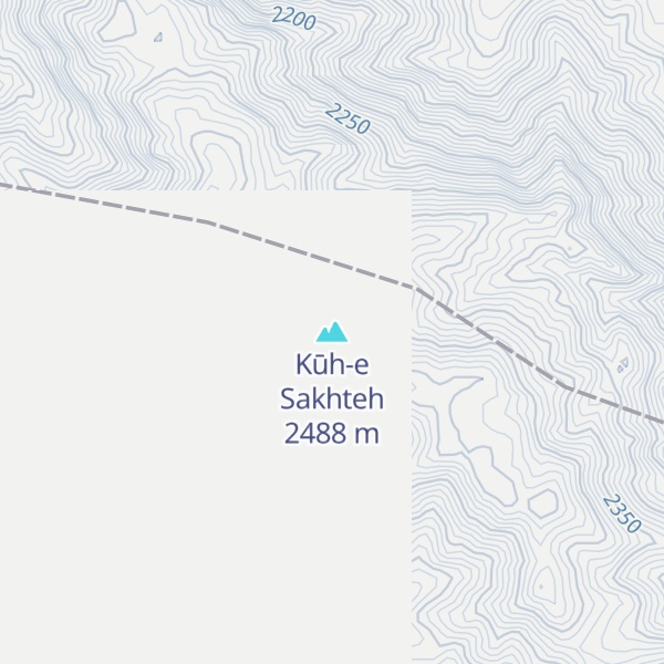 Map of Kūh-e Sakhteh
