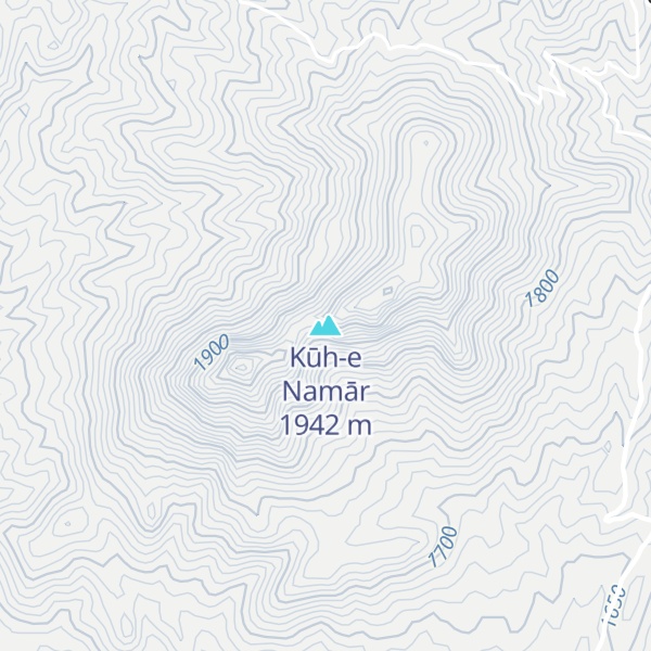 Map of Kūh-e Namār