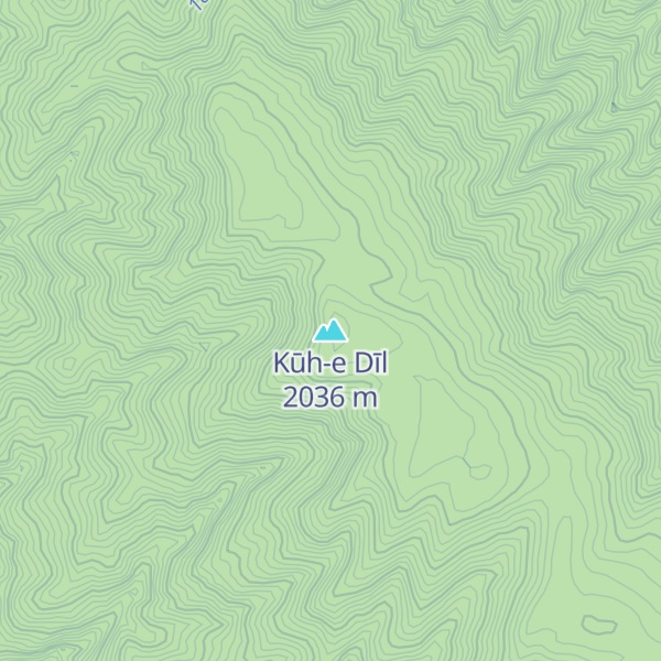 Map of Kūh-e Dīl