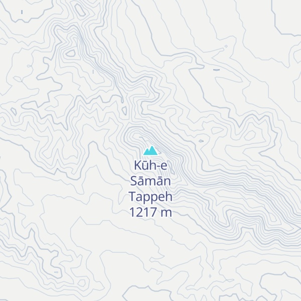 Map of Kūh-e Sāmān Tappeh