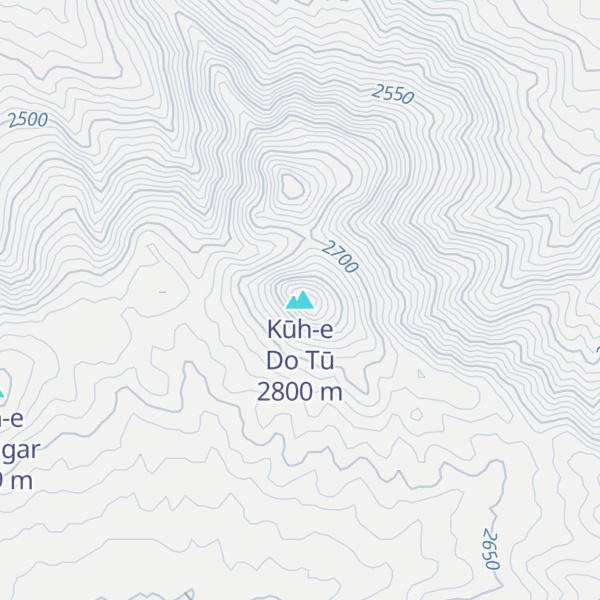 Map of Kūh-e Do Tū