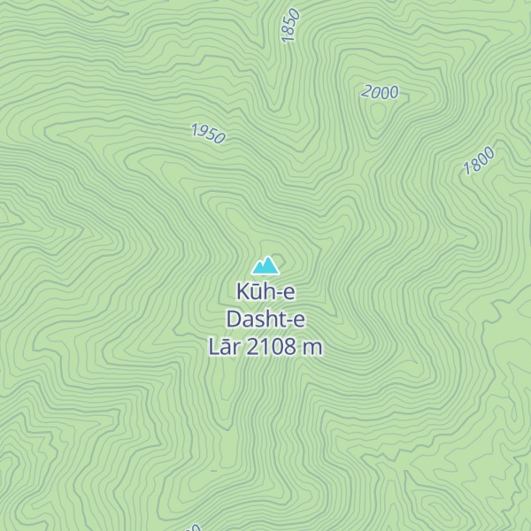 Map of Kūh-e Dasht-e Lār