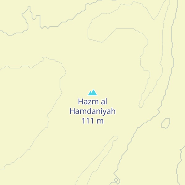 Map of Hazm al Hamdaniyah
