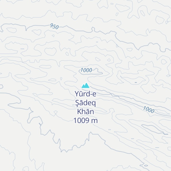 Map of Yūrd-e Şādeq Khān
