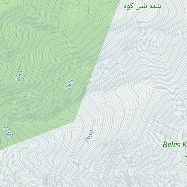 Map of Kūh-e Yūn