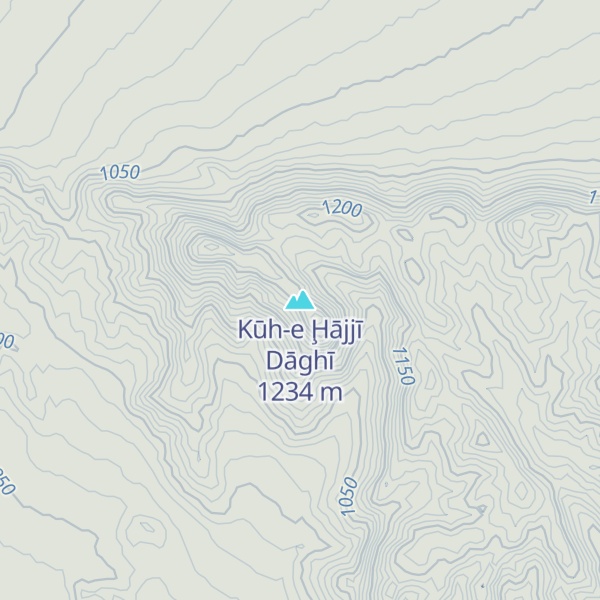Map of Kūh-e Ḩājjī Dāghī