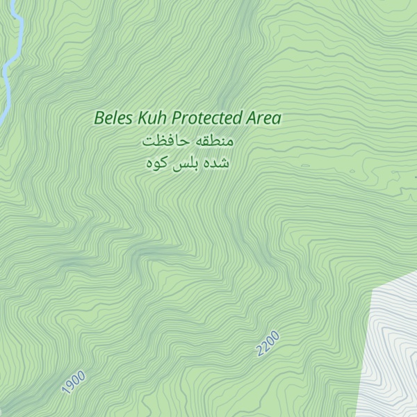 Map of Kūh-e Chālkeh