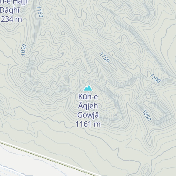 Map of Kūh-e Āqjeh Gowjā