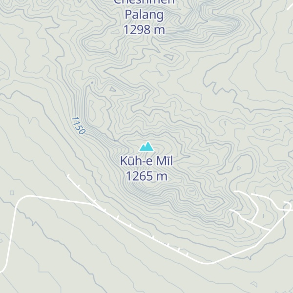 Map of Kūh-e Mīl