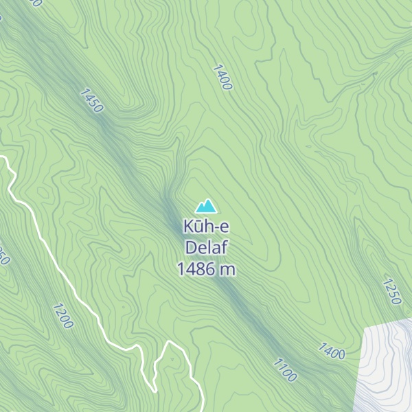 Map of Kūh-e Delaf