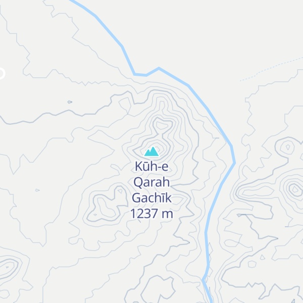 Map of Kūh-e Qarah Gachīk