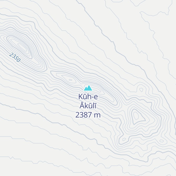 Map of Kūh-e Ākūlī