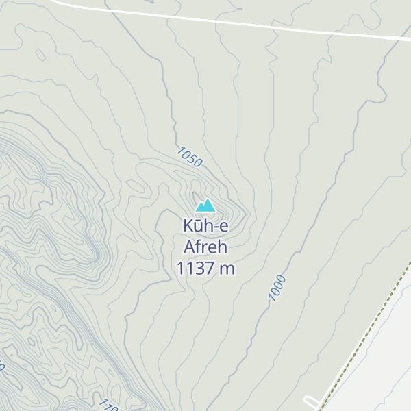 Map of Kūh-e Afreh