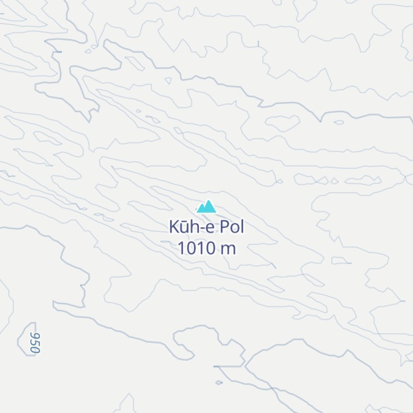 Map of Kūh-e Pol