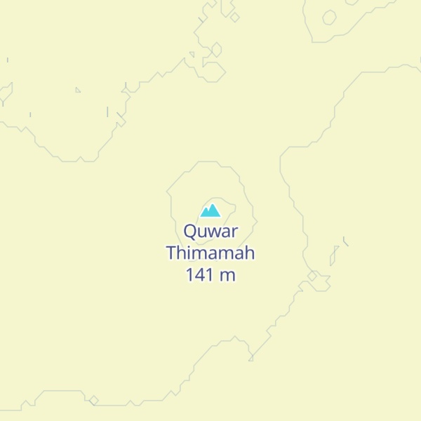 Map of Quwar Thimamah